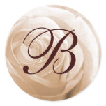 Customisable Rose Monogram stickers