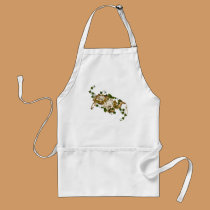 Customisable Roses Gold and Clover aprons