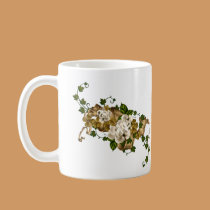 Customisable Roses Gold and Clover mugs