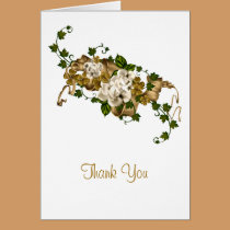 Customisable Roses Gold and Clover cards