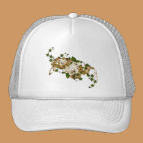 Customisable Roses Gold and Clover hats