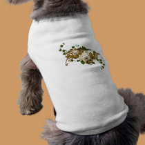 Customisable Roses Gold and Clover pet clothing