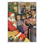 Customisable Santa's Lap Card