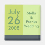Customisable Save the Date Magnet
