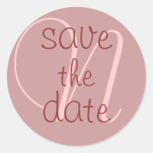 Customisable Save the Date Stickers