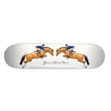 Customisable Show Jumper Horses Skateboard