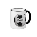 Customisable Soccer Ball Mugs