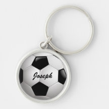 Customisable Soccer Ball Premium keychain