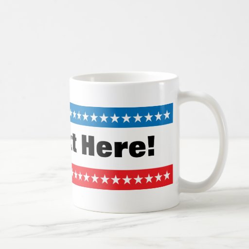 Customisable Stars and Stripes Design Mug