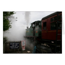 Customisable Steam Train Card