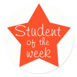 Customisable Student Of The Week stickers
