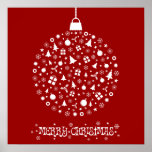 Customisable Stylised Christmas Design posters