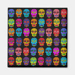 Customisable Sugar Skulls Fridge Magnets