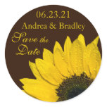 Customisable Sunflower Monogram Sticker