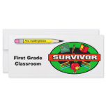 Customisable Survivor Student Classroom Souvenir rack cards