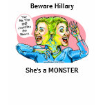 Customisable Template - Beware Monster Hillary t-shirts