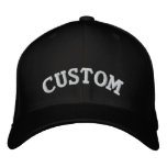 Customisable Text Baseball Cap embroidered hats