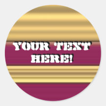Customisable Text Sticker