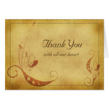 Customisable Thank You Card