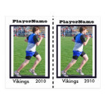 Customisable Track And Field Trading Cards Postcard