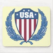 Customisable USA Emblem Mousepad
