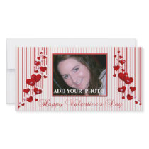 Customisable Valentine Photo Card.
