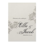 Customisable Vintage Inspired Wedding Program invitations
