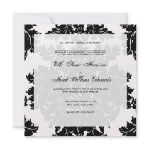 Customisable Wedding Invitation :: DAMASK