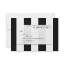 Customisable Wedding RSVP Response Card