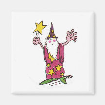 Customisable Wizard by Portable Graffiti Magnets