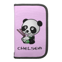 Customise-able Rice Eating Panda Folio Smartphone Organizers