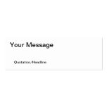 Customise It! Bookmark Business Cards