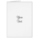 Customise It! Solid Pattern Base Greeting Card