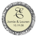 Customise Me ...Monogram Wedding Stickers