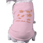 Customise Pretty pastel flowers pet clothing