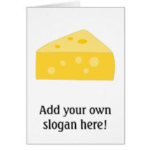 Customise this Big Cheese graphic Greeting Cards