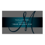 Customise this monogram business card