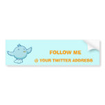 Customise Twitter Sticker bumper stickers