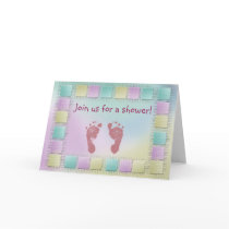 Customise your own baby shower card