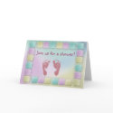 Customise your own baby shower card