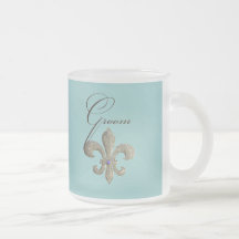 Customise your own Fleur-de-lis design Mugs