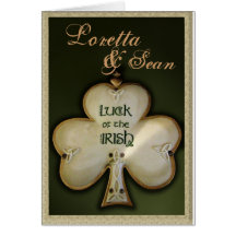 Customise your own Irish Wedding Card