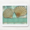 Customise your own seashell design mousepads