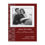 Customise Your Save The Date! Choose Your Colour! postcards