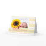 Customised Baby Photo Birth Announcement Card