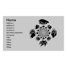 Customised Bear Business Cards