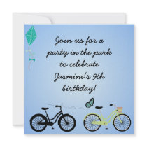 Customised Bicycles Birthday Invites