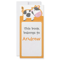 Customised*Cow Bookmarks Book