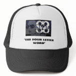 Customised "Four letter word" trucker hat