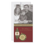 Customised Happy Holidays Ornament Design :: 08 photo cards